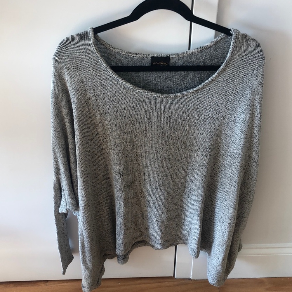 Grey nastygal sweater top